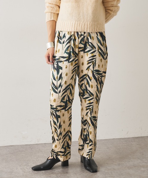 Omekashi（オメカシ）の「柄イージーパンツ（その他パンツ・レディース・アイボリー/キャメル・FREE）」の2枚目の写真