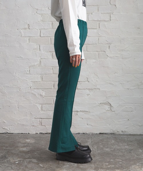 bohmal（ボマール）の「美脚カットソースリットパンツ（その他パンツ・レディース・ブラック/グリーン/パープル/オレンジ・FREE）」の11枚目の写真