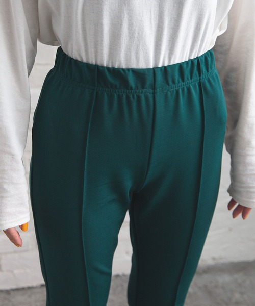 bohmal（ボマール）の「美脚カットソースリットパンツ（その他パンツ・レディース・ブラック/グリーン/パープル/オレンジ・FREE）」の12枚目の写真