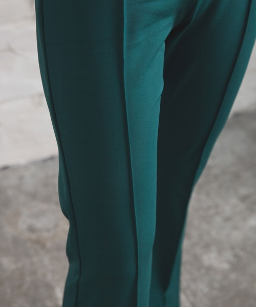 bohmal（ボマール）の「美脚カットソースリットパンツ（その他パンツ・レディース・ブラック/グリーン/パープル/オレンジ・FREE）」の13枚目の写真