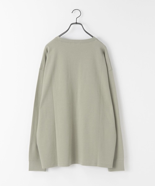 RAGEBLUE（レイジブルー）の「スムースプチロゴ刺繍ロンT/203173（Tシャツ/カットソー・メンズ・ホワイト/ブラック/ダークブラウン/グリーン・MEDIUM/LARGE）」の9枚目の写真