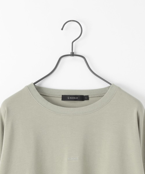 RAGEBLUE（レイジブルー）の「スムースプチロゴ刺繍ロンT/203173（Tシャツ/カットソー・メンズ・ホワイト/ブラック/ダークブラウン/グリーン・MEDIUM/LARGE）」の10枚目の写真