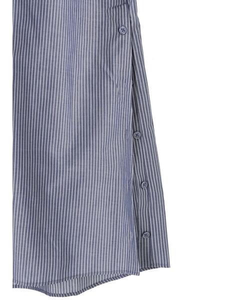 koe（コエ）の「サイドボタンバンドカラーシャツワンピース*（シャツワンピース・レディース・ホワイト/ベージュ/ネイビー/A/B・FREE）」の21枚目の写真