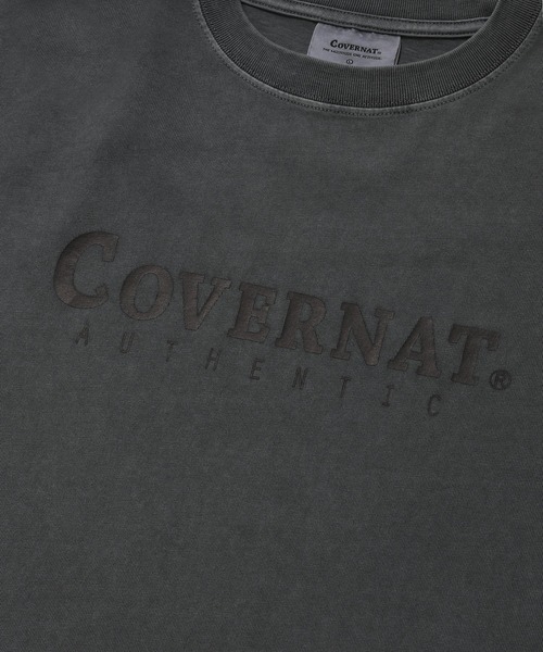 COVERNAT（カバーナット）の「【COVERNAT】AUTHENTIC LOGO LONG SLEEVE / カバーナット オーセンティック ロゴ ロングスリーブ Tシャツ（Tシャツ/カットソー・メンズ・ブラック/チャコールグレー/ホワイト/グリーン系その他・LARGE/MEDIUM/X-LARGE/SMALL）」の18枚目の写真