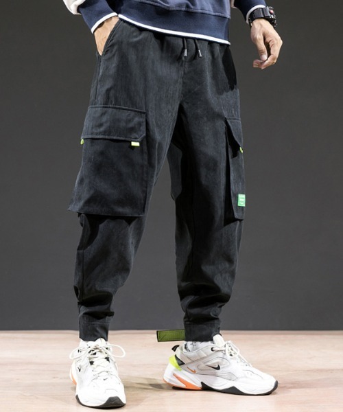 CORPUS TOKYO（コーパス トーキョー）の「Lazy Tokyo カーゴジョガーパンツ（カーゴパンツ・メンズ・ブラック/ベージュ/グレー・1/2/4/3）」の9枚目の写真