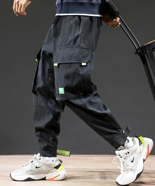 CORPUS TOKYO（コーパス トーキョー）の「Lazy Tokyo カーゴジョガーパンツ（カーゴパンツ・メンズ・ブラック/ベージュ/グレー・1/2/4/3）」の14枚目の写真
