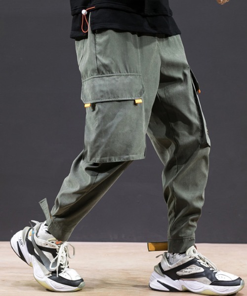 CORPUS TOKYO（コーパス トーキョー）の「Lazy Tokyo カーゴジョガーパンツ（カーゴパンツ・メンズ・ブラック/ベージュ/グレー・1/2/4/3）」の10枚目の写真