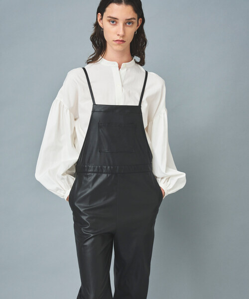 N.O.R.C（ノーク）の「フェイクレザーサロペットパンツ（サロペット/オーバーオール・レディース・ブラック・S/M）」の21枚目の写真