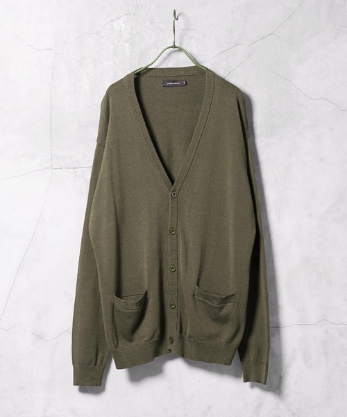 コットンカーディガン Size2 ショート丈カーディガン KURUMIFACTORY 日本製 ホールガーメント