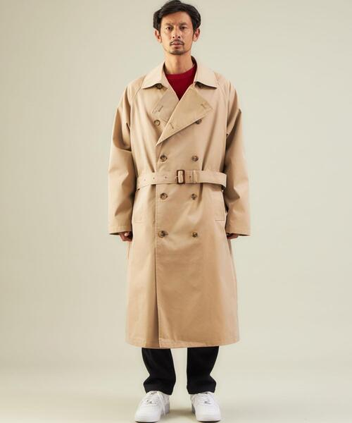 green label relaxing by 風早ゆうた(グリーンレーベルリラクシングバイカゼハヤユウタ)の「【WEB限定】<KZ×green label relaxing>ビッグシルエット トレンチコート(トレンチコート・メンズ・ベージュ/ブラック・S/M/L)」の15枚目の写真