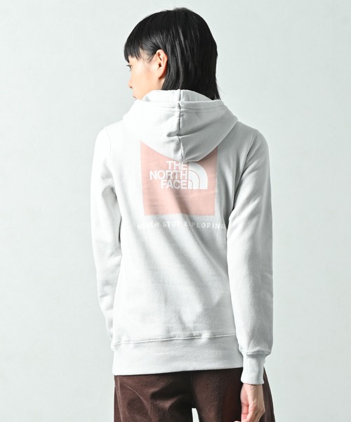 THE NORTH FACE（ザノースフェイス）の「THE NORTH FACE(ザ・ノース・フェイス) BOX NSE プルオーバーパーカー（パーカー・レディース・ホワイト/ブラック/グレー・S/M/XS）」の18枚目の写真