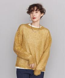 BEAUTY&YOUTH UNITED ARROWS | BY モヘヤメッシュワイド クルーネックニット(ニット/セーター)