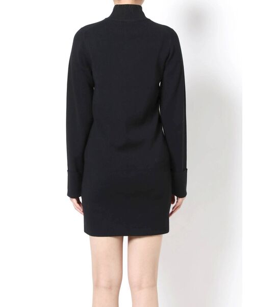 EMODA（エモダ）の「ハーフジップリブニットワンピース（ワンピース・レディース・ブラック/グレー/ブルー/キャメル・FREE）」の20枚目の写真