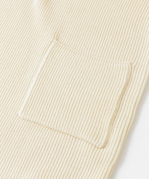 URBAN RESEARCH（アーバンリサーチ）の「深Vネック畦ニットベスト（ニット/セーター・レディース・ネイビー/ホワイト系その他・FREE）」の17枚目の写真