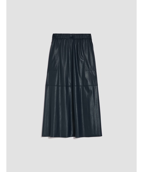 MAX&Co.（マックス アンド コー）の「MAX＆Co. [コメタ] コーティング ジャージ スカート（スカート・レディース・ネイビー/ボルドー・X-SMALL/SMALL/MEDIUM/LARGE）」の8枚目の写真