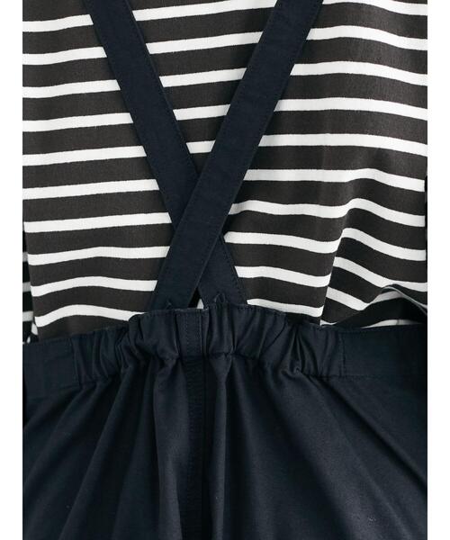 CRAFT STANDARD BOUTIQUE(クラフトスタンダードブティック)の「ミリタリークロス ラップサロペット *(サロペット/オーバーオール・レディース・ブラック/ナチュラル・FREE)」の22枚目の写真