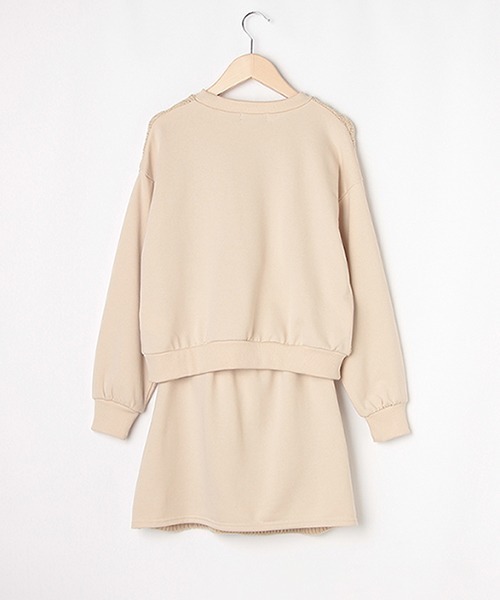 LOVETOXIC（ラブトキシック）の「ニットSETUP（ニット/セーター・キッズ・ブラック/サックスブルー/ベージュ・M/S/SS/L）」の5枚目の写真