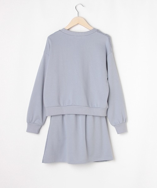 LOVETOXIC（ラブトキシック）の「ニットSETUP（ニット/セーター・キッズ・ブラック/サックスブルー/ベージュ・M/S/SS/L）」の7枚目の写真