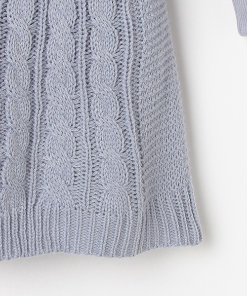 LOVETOXIC（ラブトキシック）の「ニットSETUP（ニット/セーター・キッズ・ブラック/サックスブルー/ベージュ・M/S/SS/L）」の12枚目の写真