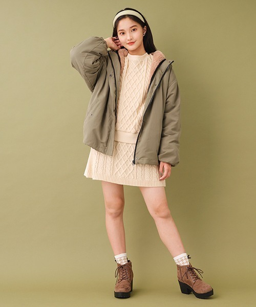 LOVETOXIC（ラブトキシック）の「ニットSETUP（ニット/セーター・キッズ・ブラック/サックスブルー/ベージュ・M/S/SS/L）」の18枚目の写真