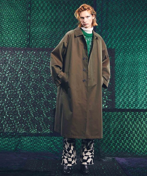 MAISON SPECIAL（メゾンスペシャル）の「《ユニセックスアイテム》クレイジーチェッカーフラッグニットピンタックフレアパンツ 【MAISON SPECIAL/メゾンスペシャル】（その他パンツ・メンズ・ブラック/グリーン/ブルー・0/1/2）」の18枚目の写真