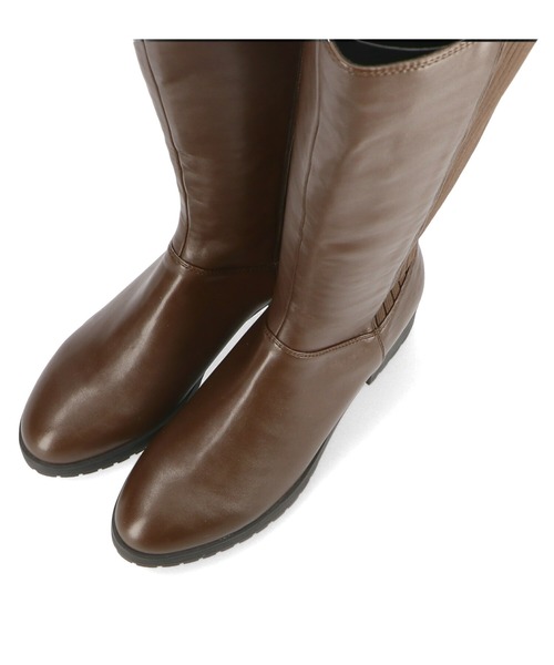ORiental TRaffic（オリエンタルトラフィック）の「切替ストレッチロングブーツ/11502（ブーツ・レディース・ブラック/ブラウン・LL/S/M/L）」の16枚目の写真