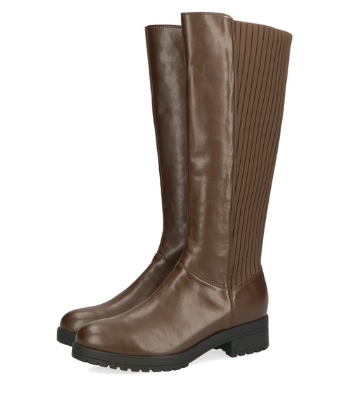 ORiental TRaffic（オリエンタルトラフィック）の「切替ストレッチロングブーツ/11502（ブーツ・レディース・ブラック/ブラウン・LL/S/M/L）」の8枚目の写真