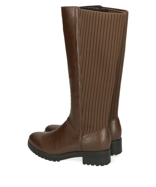 ORiental TRaffic（オリエンタルトラフィック）の「切替ストレッチロングブーツ/11502（ブーツ・レディース・ブラック/ブラウン・LL/S/M/L）」の10枚目の写真