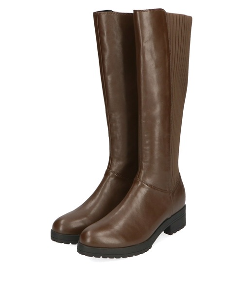 ORiental TRaffic（オリエンタルトラフィック）の「切替ストレッチロングブーツ/11502（ブーツ・レディース・ブラック/ブラウン・LL/S/M/L）」の14枚目の写真