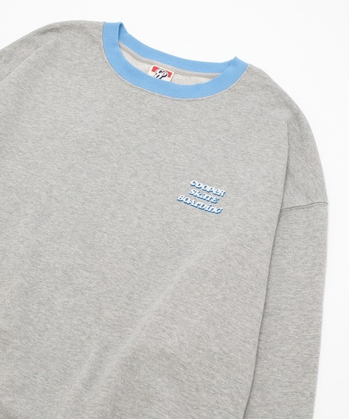 WHO'S WHO gallery（フーズフーギャラリー）の「COOPER PARKリンガークルースウェット（スウェット・メンズ・アッシュグレー/ブラック/ネイビー/ブラウン/杢グレー・FREE）」の17枚目の写真