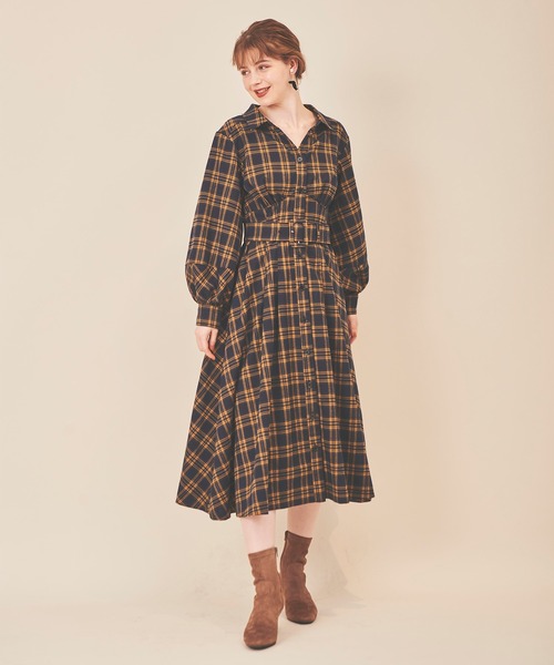 セール チェックロングワンピース ワンピース 31 Sons Mode トランテアン De ワンピース モード のファッション De ソン ソン ドゥ