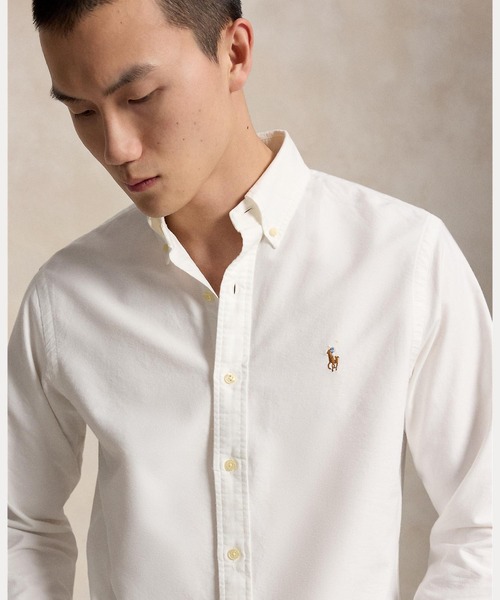 POLO RALPH LAUREN（ポロ ラルフ ローレン）の「アイコニック オックスフォード シャツ（シャツ/ブラウス・メンズ・ホワイト・M/XS/S/L/XL/XXL）」の5枚目の写真