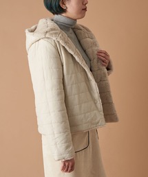 un dix cors | オン・オフどちらにも対応する　リバーシブルファーブルゾン(ブルゾン)