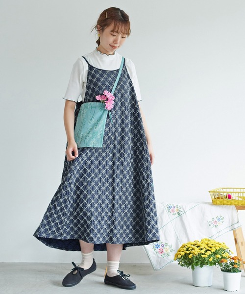 Cdc ポコポコお花刺繍 キャミワンピース ワンピース Chambre De Charme シャンブルドゥシャーム のファッション通販 Zozotown