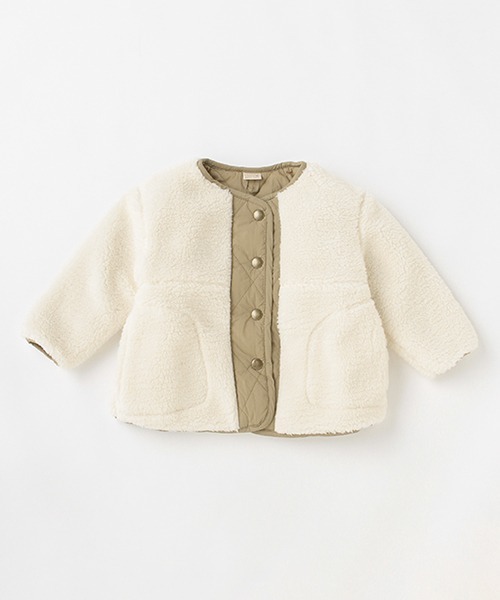 リンク ボアキルティングコート