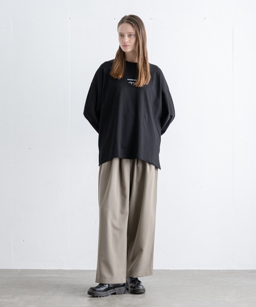 EDDEN ELLEN(エデンエレン)の「【EDDEN ELLEN】シンプルロゴカットソー(Tシャツ/カットソー・メンズ・ホワイト/チャコールグレー/ブラック/ダークブラウン/ベージュ/グリーン・SMALL/MEDIUM/LARGE/X-SMALL)」の12枚目の写真