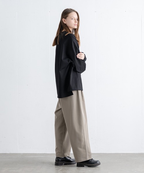 EDDEN ELLEN(エデンエレン)の「【EDDEN ELLEN】シンプルロゴカットソー(Tシャツ/カットソー・メンズ・ホワイト/チャコールグレー/ブラック/ダークブラウン/ベージュ/グリーン・SMALL/MEDIUM/LARGE/X-SMALL)」の15枚目の写真