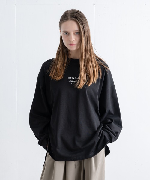 EDDEN ELLEN(エデンエレン)の「【EDDEN ELLEN】シンプルロゴカットソー(Tシャツ/カットソー・メンズ・ホワイト/チャコールグレー/ブラック/ダークブラウン/ベージュ/グリーン・SMALL/MEDIUM/LARGE/X-SMALL)」の8枚目の写真