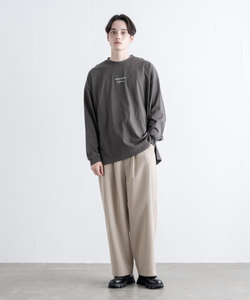 EDDEN ELLEN(エデンエレン)の「【EDDEN ELLEN】シンプルロゴカットソー(Tシャツ/カットソー・メンズ・ホワイト/チャコールグレー/ブラック/ダークブラウン/ベージュ/グリーン・SMALL/MEDIUM/LARGE/X-SMALL)」の20枚目の写真