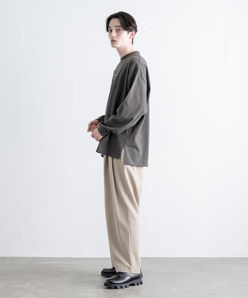EDDEN ELLEN(エデンエレン)の「【EDDEN ELLEN】シンプルロゴカットソー(Tシャツ/カットソー・メンズ・ホワイト/チャコールグレー/ブラック/ダークブラウン/ベージュ/グリーン・SMALL/MEDIUM/LARGE/X-SMALL)」の21枚目の写真