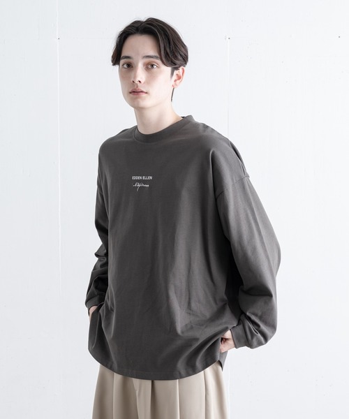 EDDEN ELLEN(エデンエレン)の「【EDDEN ELLEN】シンプルロゴカットソー(Tシャツ/カットソー・メンズ・ホワイト/チャコールグレー/ブラック/ダークブラウン/ベージュ/グリーン・SMALL/MEDIUM/LARGE/X-SMALL)」の17枚目の写真