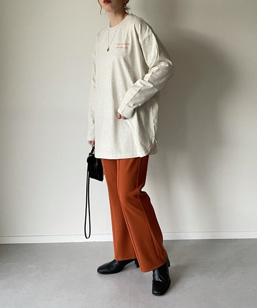 y/m by misato（イムバイミサト）の「my own way ロンT（Tシャツ/カットソー・レディース・ブラック/ホワイト/アイボリー・FREE）」の18枚目の写真