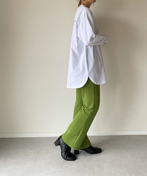 y/m by misato（イムバイミサト）の「my own way ロンT（Tシャツ/カットソー・レディース・ブラック/ホワイト/アイボリー・FREE）」の8枚目の写真