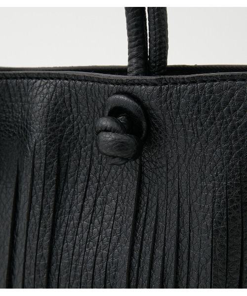 crie conforto(クリーコンフォルト)の「フリンジミニバッグ(ショルダーバッグ・レディース・ライトブルー/ブラック/アイボリー・FREE)」の20枚目の写真