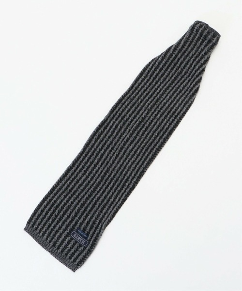 KIETH(キース)の「アゼアミコンパクトマフラー(マフラー・メンズ・チャコールグレー/ブルー/ネイビー・FREE)」の5枚目の写真