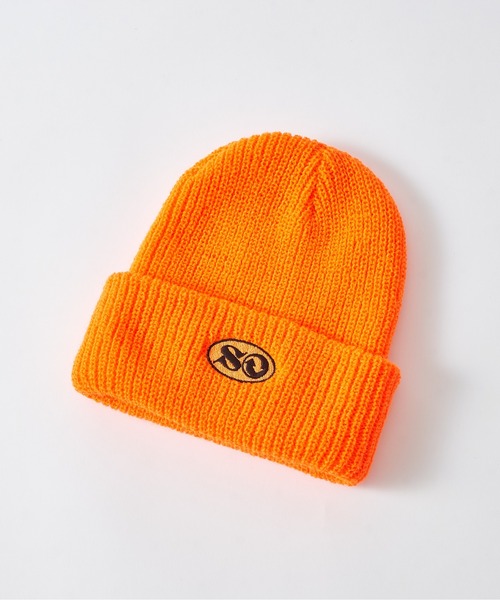 CIAOPANIC(チャオパニック)の「【Surpass Hotdog Stand/サーパス ホットドック スタンド】別注OVAL LOGO BEANIE/オーバルロゴビーニー(ニットキャップ/ビーニー・メンズ・ホワイト/ブラック/グレー/オレンジ・FREE)」の4枚目の写真