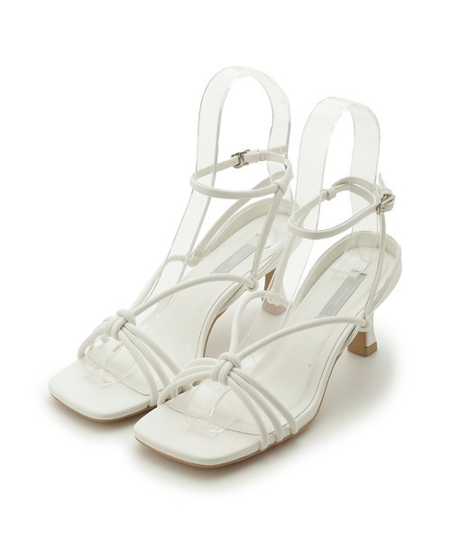 CELFORD（セルフォード）の「ノットデザインサンダル（サンダル・レディース・ホワイト/ベージュ/イエロー・38/36/37）」の2枚目の写真