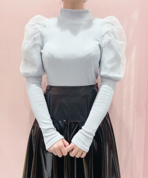 lilLilly - lillilly 2wayボリュームパフブラウス 最終値下げ lilLilly 2WAYボリュームパフブラウス - メルカリ