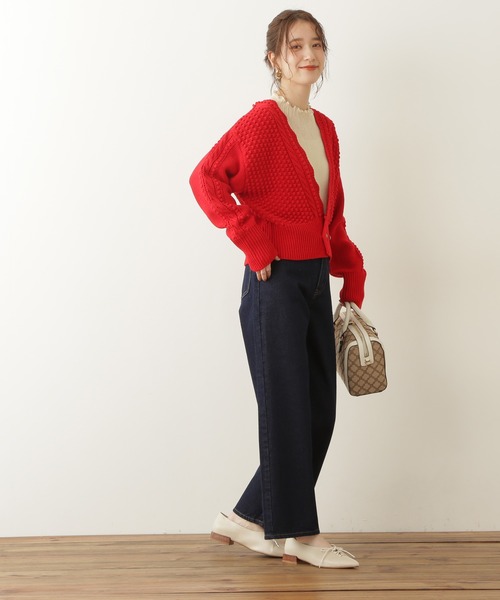 N.（N. Natural Beauty Basic）（エヌエヌナチュラルビューティーベーシック）の「【S Size Line】◆スタンダードワイドデニムパンツ（デニムパンツ・レディース・インディゴブルー/ナチュラル/ワンウォッシュ・SMALL/MEDIUM）」の10枚目の写真