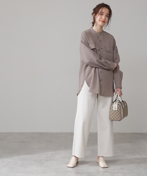 N.（N. Natural Beauty Basic）（エヌエヌナチュラルビューティーベーシック）の「【S Size Line】◆スタンダードワイドデニムパンツ（デニムパンツ・レディース・インディゴブルー/ナチュラル/ワンウォッシュ・SMALL/MEDIUM）」の18枚目の写真